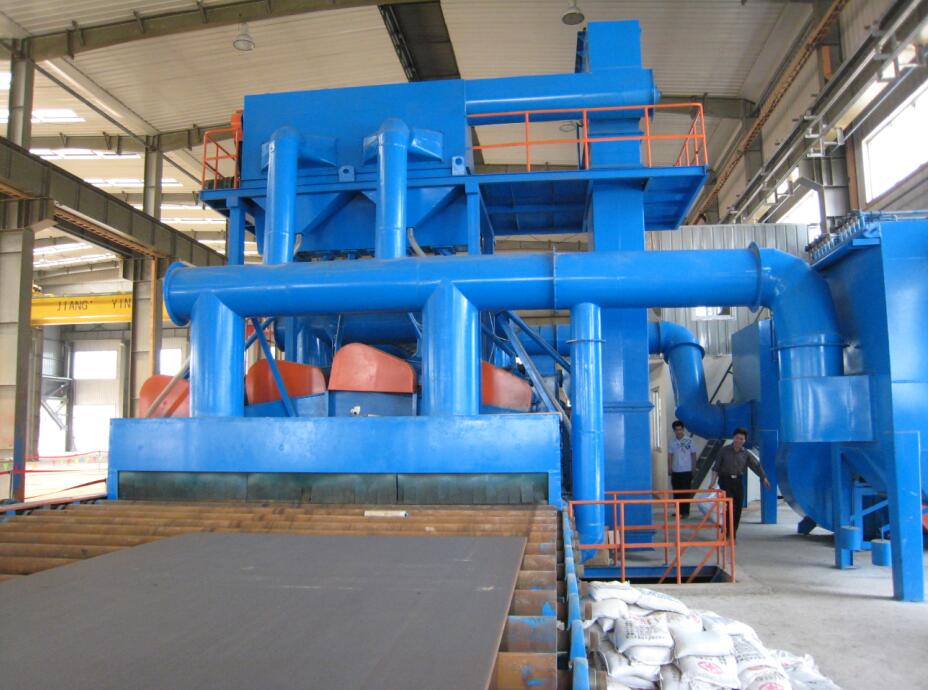 江蘇拋丸機除銹設備 2 鋼板通過式拋丸機 2